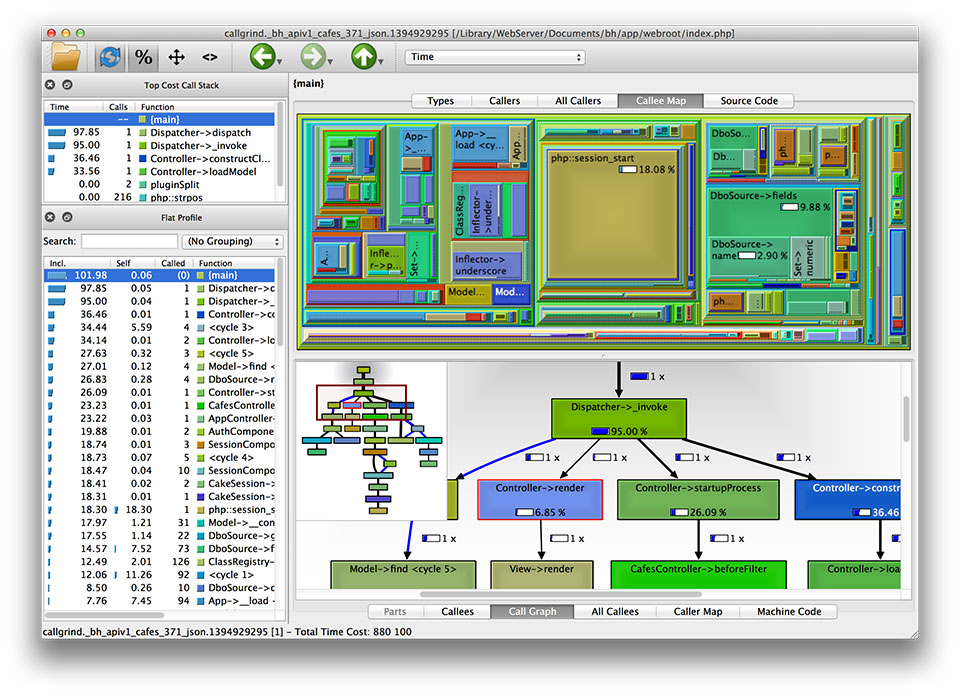 qcachegrind on OSX 10.9 Mavericks